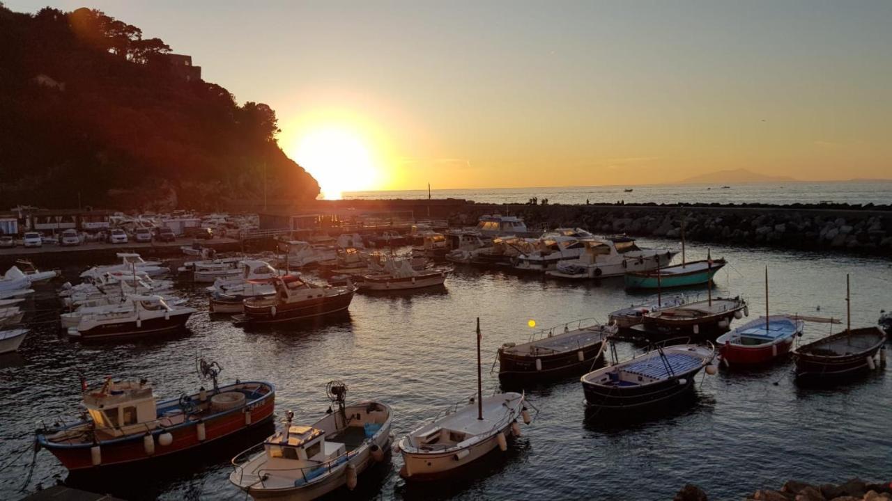 Relais Del Mare Con Terrazza Fronte Mare Free Parking Lägenhet Massa Lubrense Exteriör bild