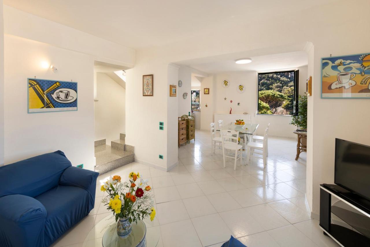 Relais Del Mare Con Terrazza Fronte Mare Free Parking Lägenhet Massa Lubrense Exteriör bild