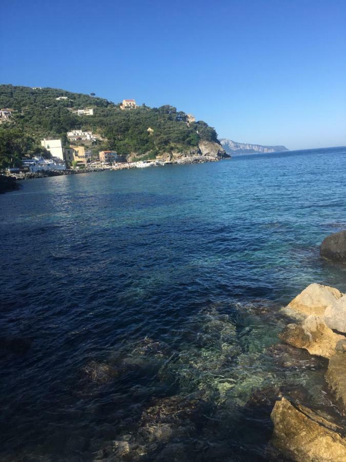 Relais Del Mare Con Terrazza Fronte Mare Free Parking Lägenhet Massa Lubrense Exteriör bild